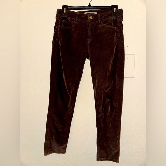 Vince women’s brown corduroy pants 25 retro contemporary fall - Picture 1 of 8